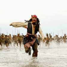 Схема вышивки «Джек Воробей»