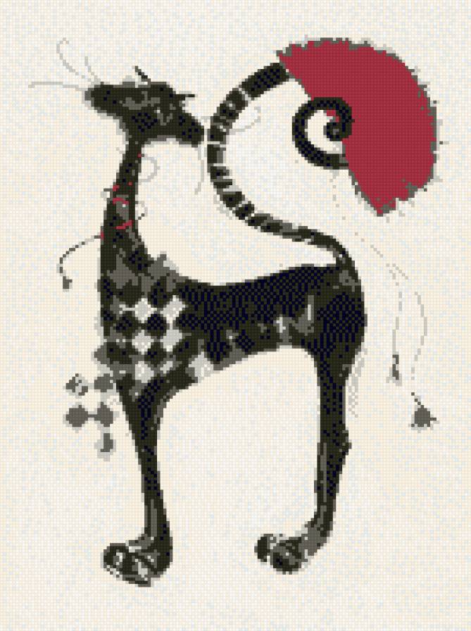 кошки мэрилин робертсон - кошки, веер, мэрилин робертсон, кошка, кот - предпросмотр