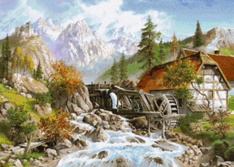 горная мельница - предпросмотр