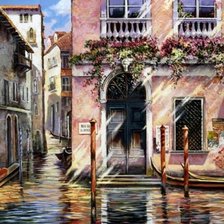 Схема вышивки «Утро в Венеции - 2»