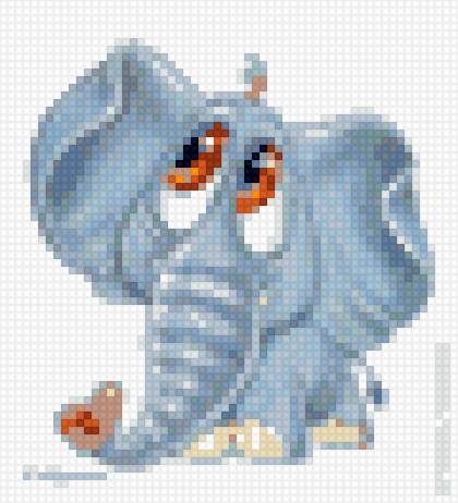 слоник - слоник, животные, мультик - предпросмотр