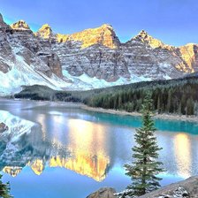 Схема вышивки «Отражение»