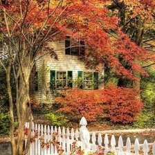 Схема вышивки «осень»