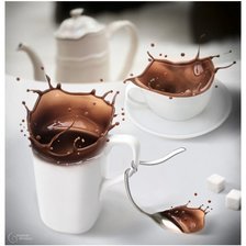 Схема вышивки «кофейный блюз»