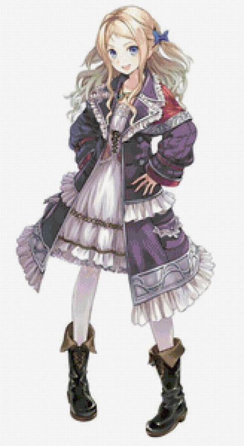 Аниме Платье Красиво Игра - арт, девушка - предпросмотр