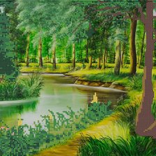 Схема вышивки «Природа»