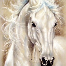 Схема вышивки «лошадь»