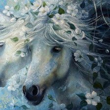 Схема вышивки «лошади»