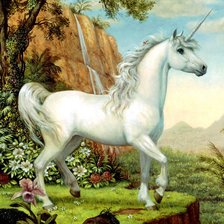 Схема вышивки «Единорог»