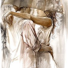 Схема вышивки «Акварель в стиле ланартэ»