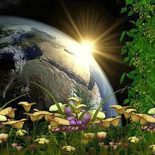 Схема вышивки «планета»