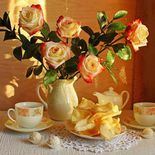 натюрморт розы