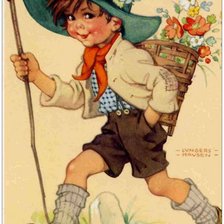 Схема вышивки «турист»