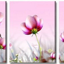 Схема вышивки «цветы три части»