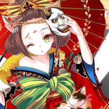 Схема вышивки «аниме»