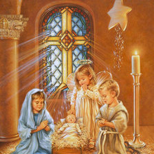 Схема вышивки «ангелы»