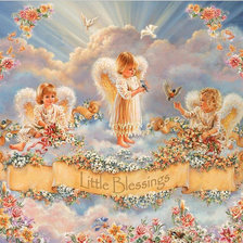 Схема вышивки «ангелы»