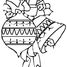 Схема вышивки «колокольчики нов год»