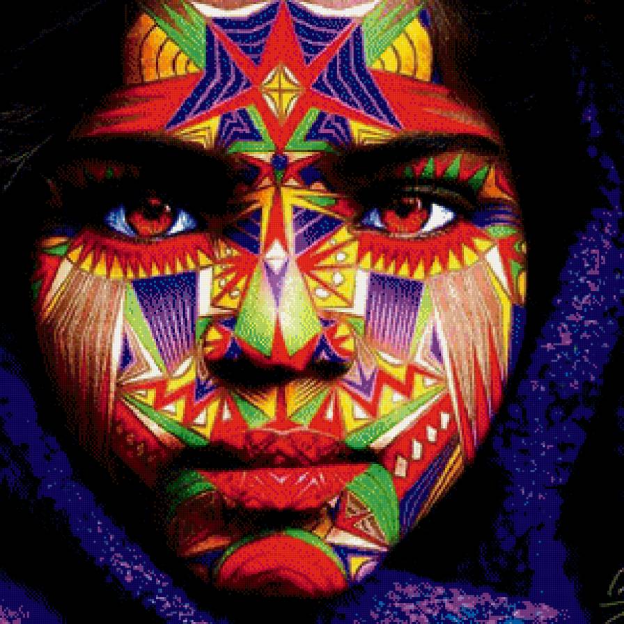 Женская красота - маска, люди - предпросмотр