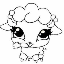 Схема вышивки «овечка»