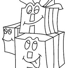 Схема вышивки «подарки»