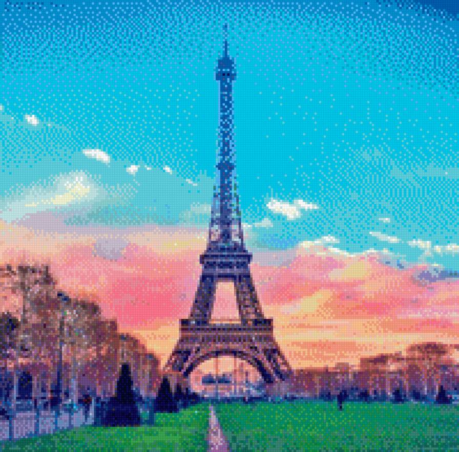 №785244 - пейзаж, города, столицы, париж, эйфелева башня, франция - предпросмотр