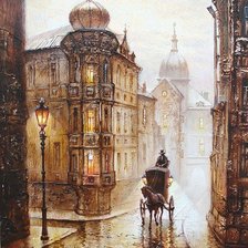 Схема вышивки «город»