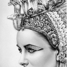 Схема вышивки «клеопатра»