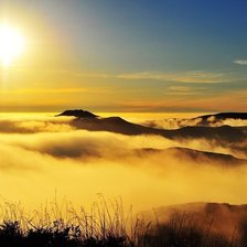 Схема вышивки «Туманное утро»