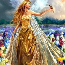 Схема вышивки «фея»