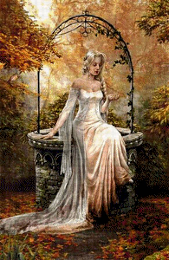 девушка в саду - девушки, люди - предпросмотр