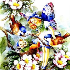 Схема вышивки «сказочная идилия»