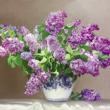 Схема вышивки «серия "сирень"»