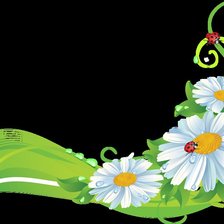 Схема вышивки «Ромашки»