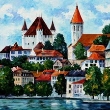 Схема вышивки «Леонид Афремов»