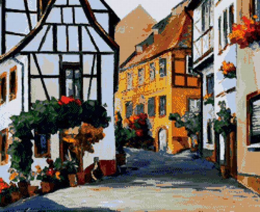 Леонид Афремов - город, дом - предпросмотр