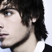 Схема вышивки «молодой человек»