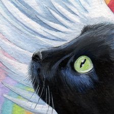 Схема вышивки «Кошка»