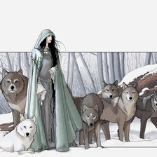 Схема вышивки «стая»