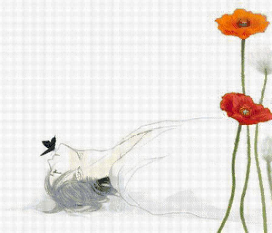 парень - парень, грусть, мак, аниме - предпросмотр