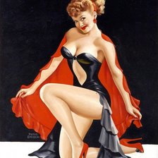 Схема вышивки «бальные танцы»