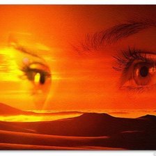 Схема вышивки «взгляд»