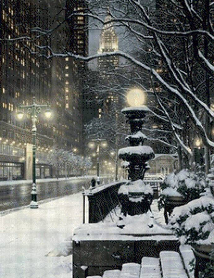 ночной город - город - предпросмотр