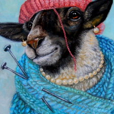 Схема вышивки «Символ 2015г»