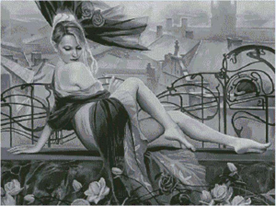 Девушка - люди, девушка, цветы - предпросмотр