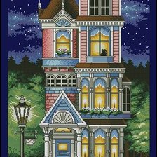 Схема вышивки «дом4»