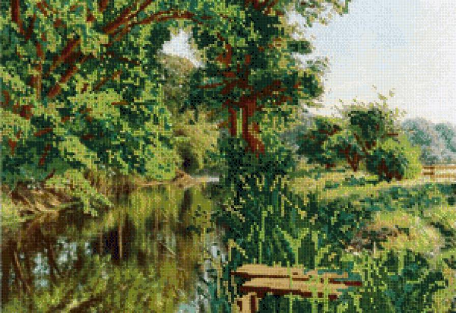 Природа - река, пейзаж, лес, природа - предпросмотр