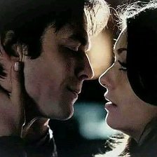 Схема вышивки «Елена  и  Дэймон»