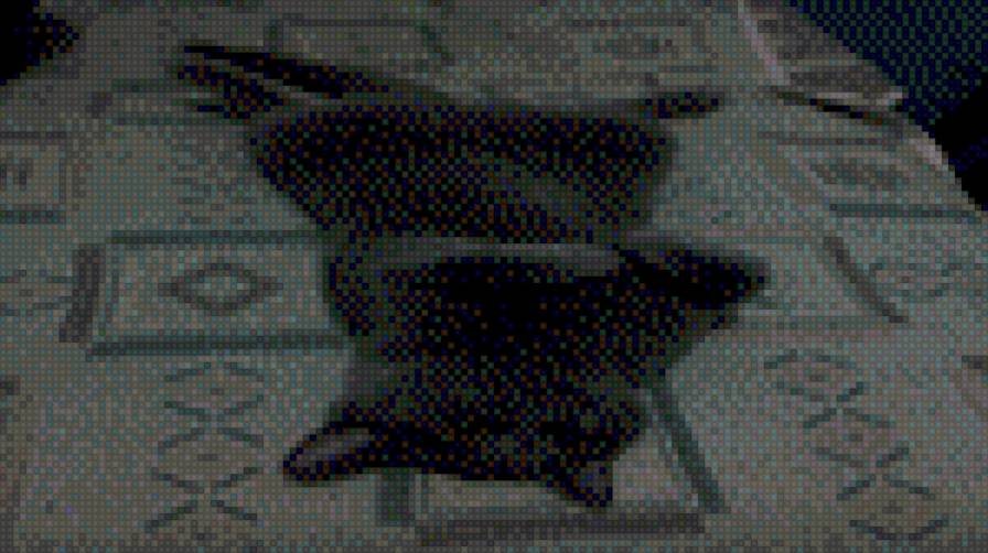 Кот на кровати - британец, кот - предпросмотр