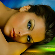 Схема вышивки «взгляд»